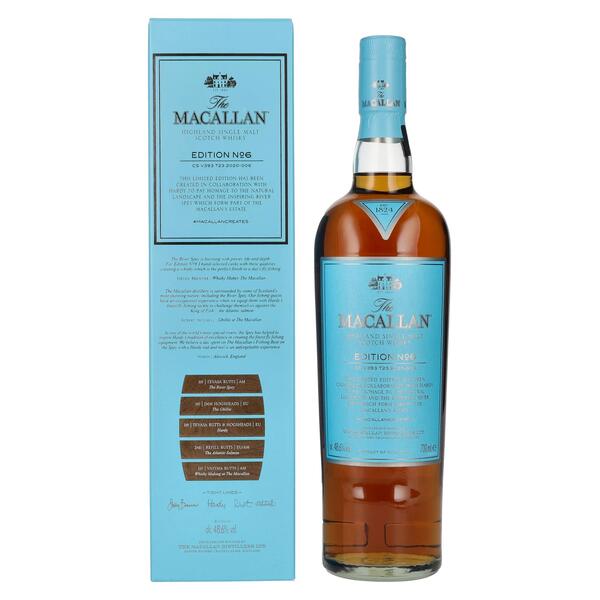 The Macallan Whisky The Macallan EDITION N° 6 Highland Single Malt 48,6% Vol.  0,7l in Geschenkbox