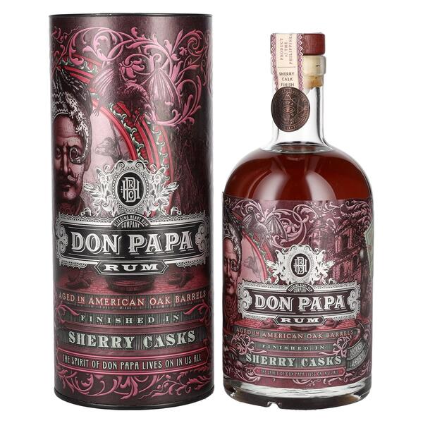 Casks Papa Papa 45% in Don Don Sherry Vol. Geschenkbox Rum Rum 0,7l
