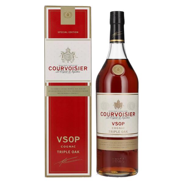 Courvoisier Courvoisier VSOP 40% Edition 1l Triple in Vol. Geschenkbox Special Oak