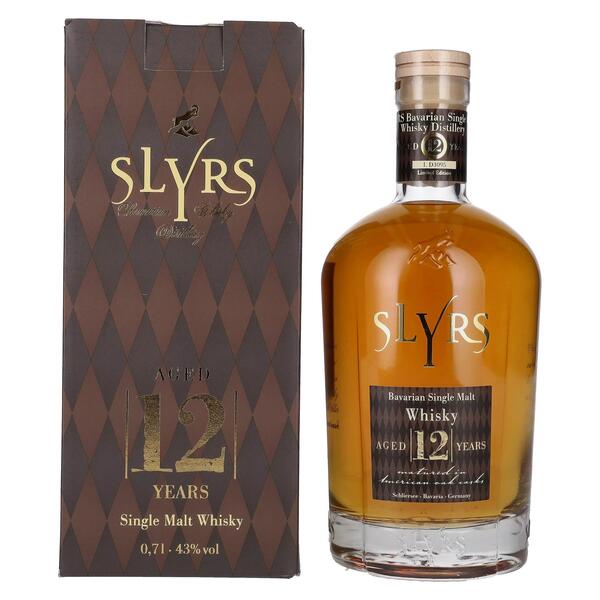 Slyrs Slyrs Single Malt in Years Old 43% Geschenkbox Edition 12 Limited Vol. Whisky 0,7l
