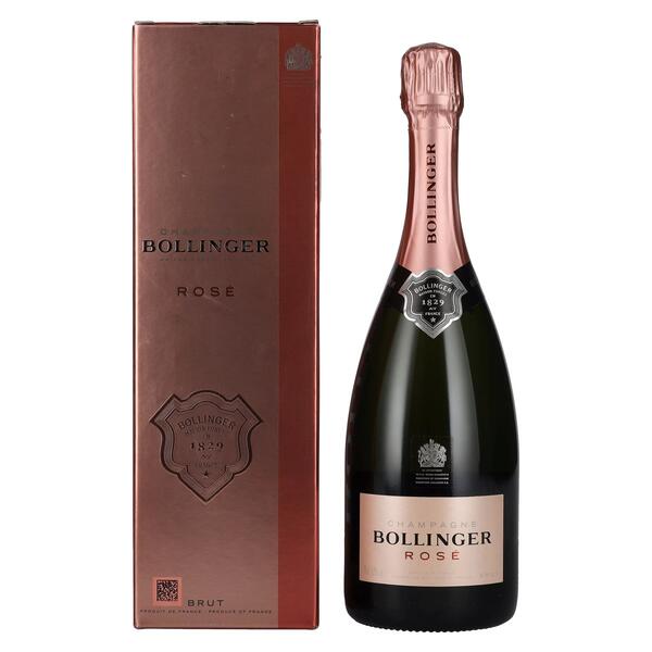 Vol. 0,75l 12% Brut Bollinger Champagne Geschenkbox ROSÉ in