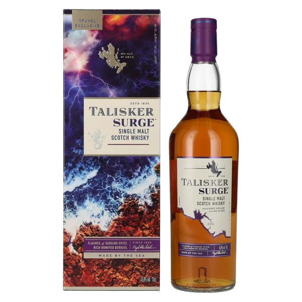 Whisky Malt SURGE Geschenkbox in Talisker Vol. 45,8% 0,7l Scotch Single Whisky Talisker