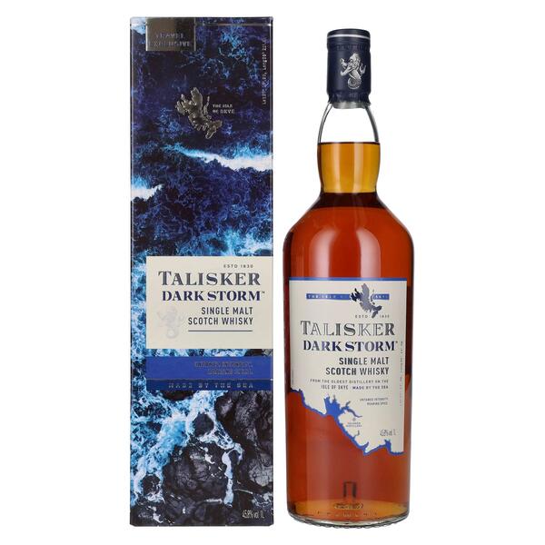 Talisker 45,8% Talisker Storm Whisky Vol. Dark 1l Scotch Malt Single in Whisky Geschenkbox
