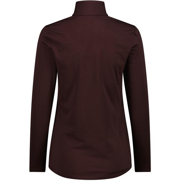CMP Damen Second-Layer Stretch Softech Skipulli mit Dry Function rot, 38
