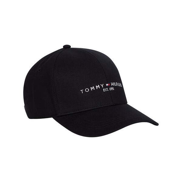 Tommy Hilfiger Tommy Hilfiger Herren Kappe Baseballcap TH Established Cap  Schwarz | Baseball Caps