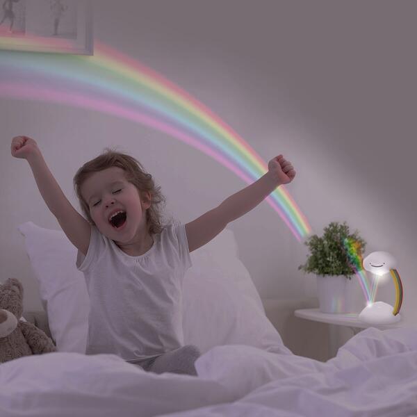 InnovaGoods Regenbogen-Projektor Wolke LED-Licht-Reflexion, Regenbogen in  meinem Raum - Kinder Geschenk für Kinder Wolken, Libow InnovaGoods, ideal  zum Dekorieren und Beleuchten von Kinderzimmern