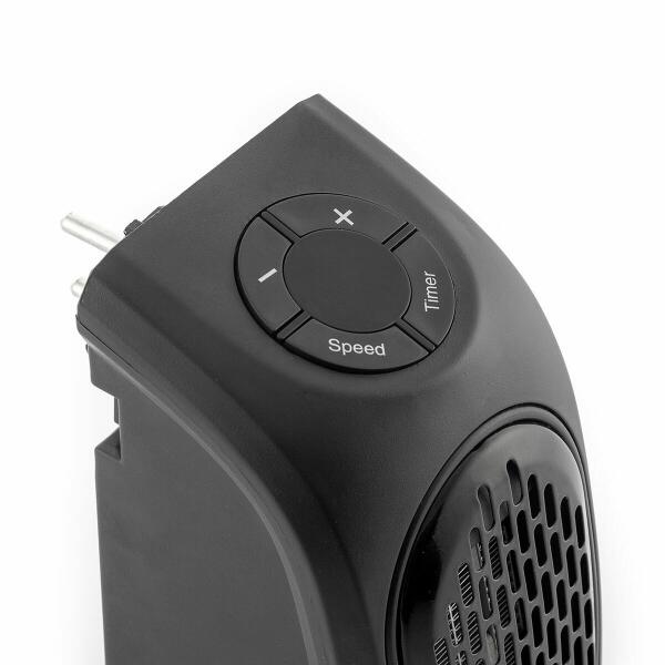 Mini-Heizung für die Steckdose 400W tragbar | Heatpod InnovaGoods | 2  Leistungsstufen, LED-Anzeige, Thermostat, Timer