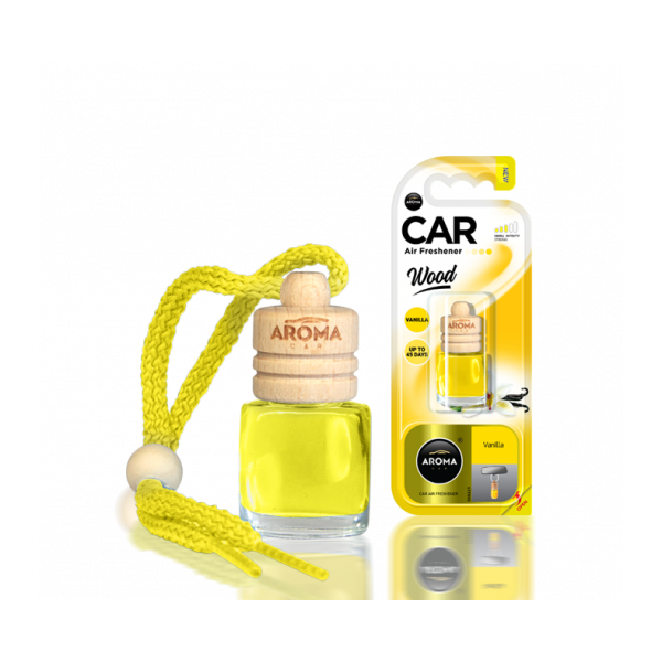 Aroma Car Lufterfrischer Wood Vanilla Air Freshener Bottle